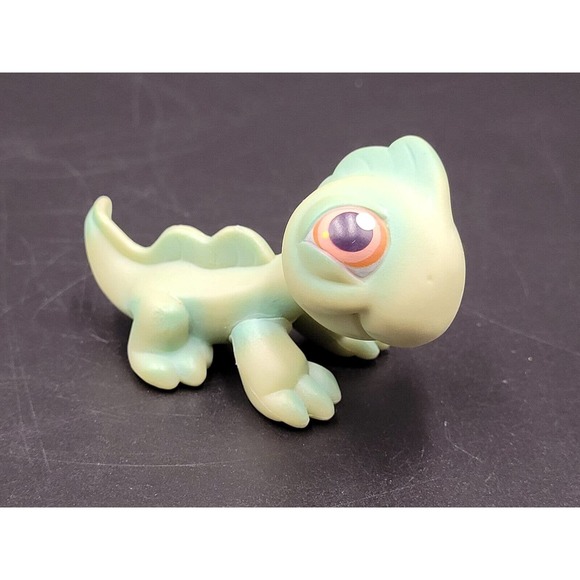 Littlest Pet Shop Iguana #29 Hasbro 2007 Green Lizard Figure LPS - Picture 1 of 11